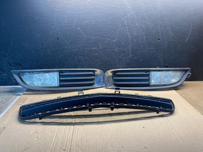 2011 2012 2013 Buick Regal Left+Right Set Lower Grille Fog Lights AF7480 DG0