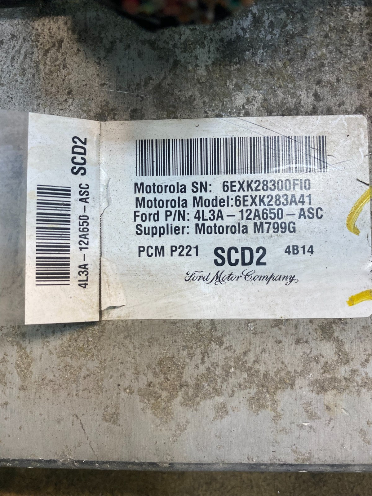 2004 Ford F-150 F150 5.4L Engine Control Unit ECU Computer Module AB4382 DG2