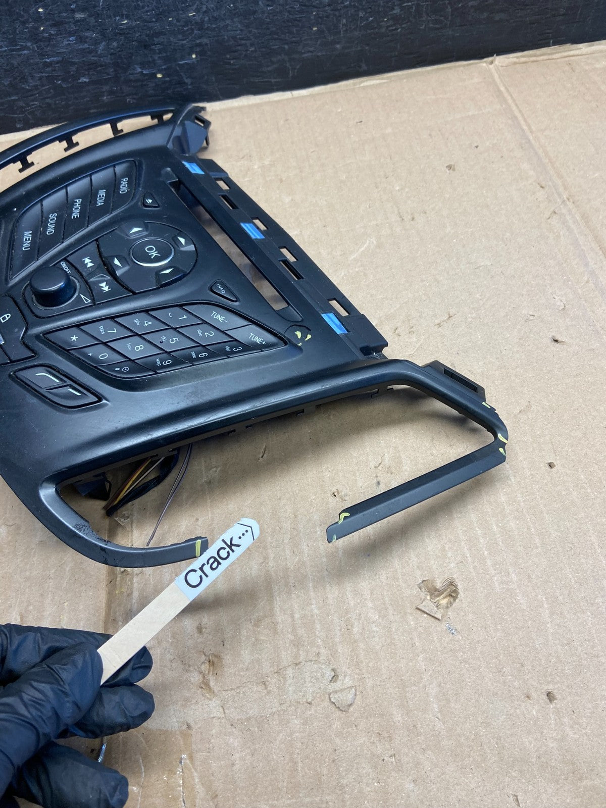 2013 2014 2015 2016 Ford Escape Dash Radio Control Panel Bezel ah5640 DG2