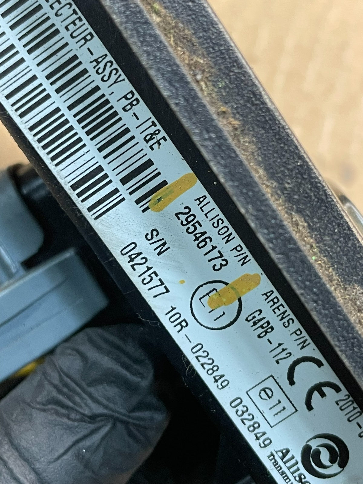 Allison Transmission Electric Shifter ai4837 DG4