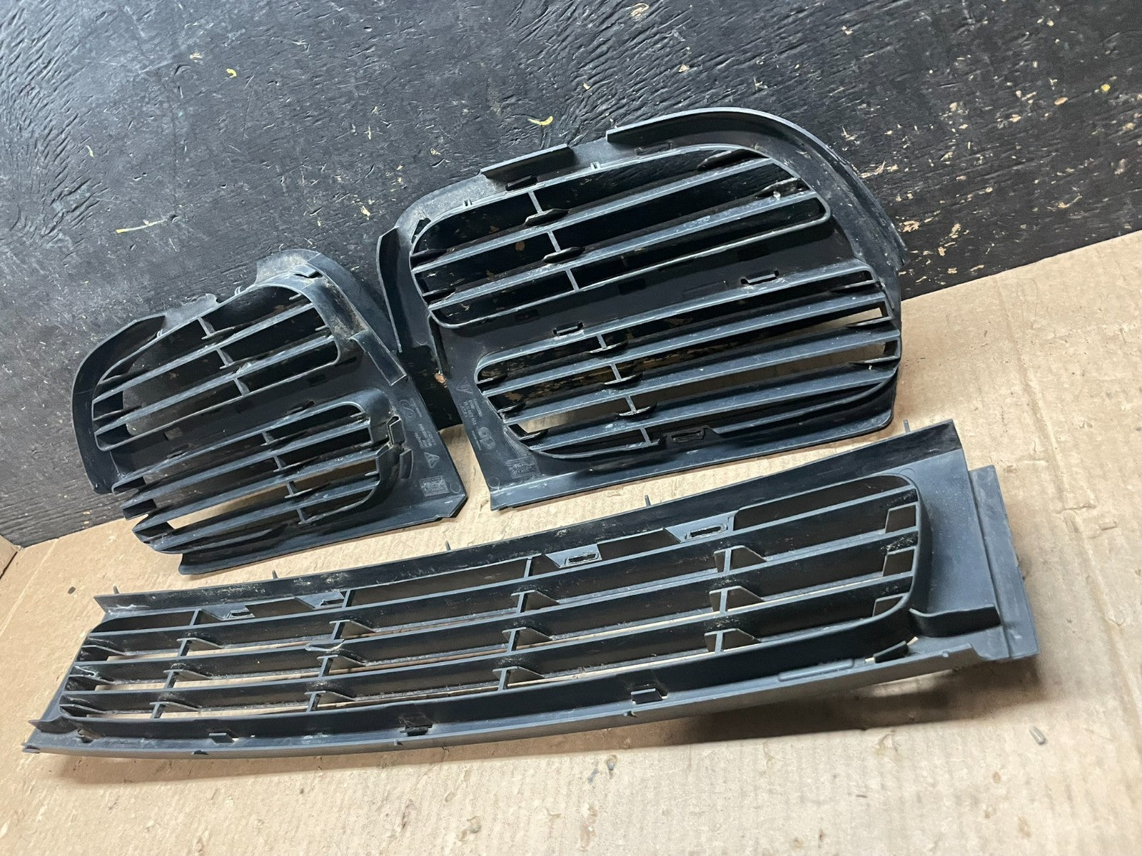 2008-2010 Porsche Cayenne Cover Lower Left Center Right Grille Trim Z3279 DG7
