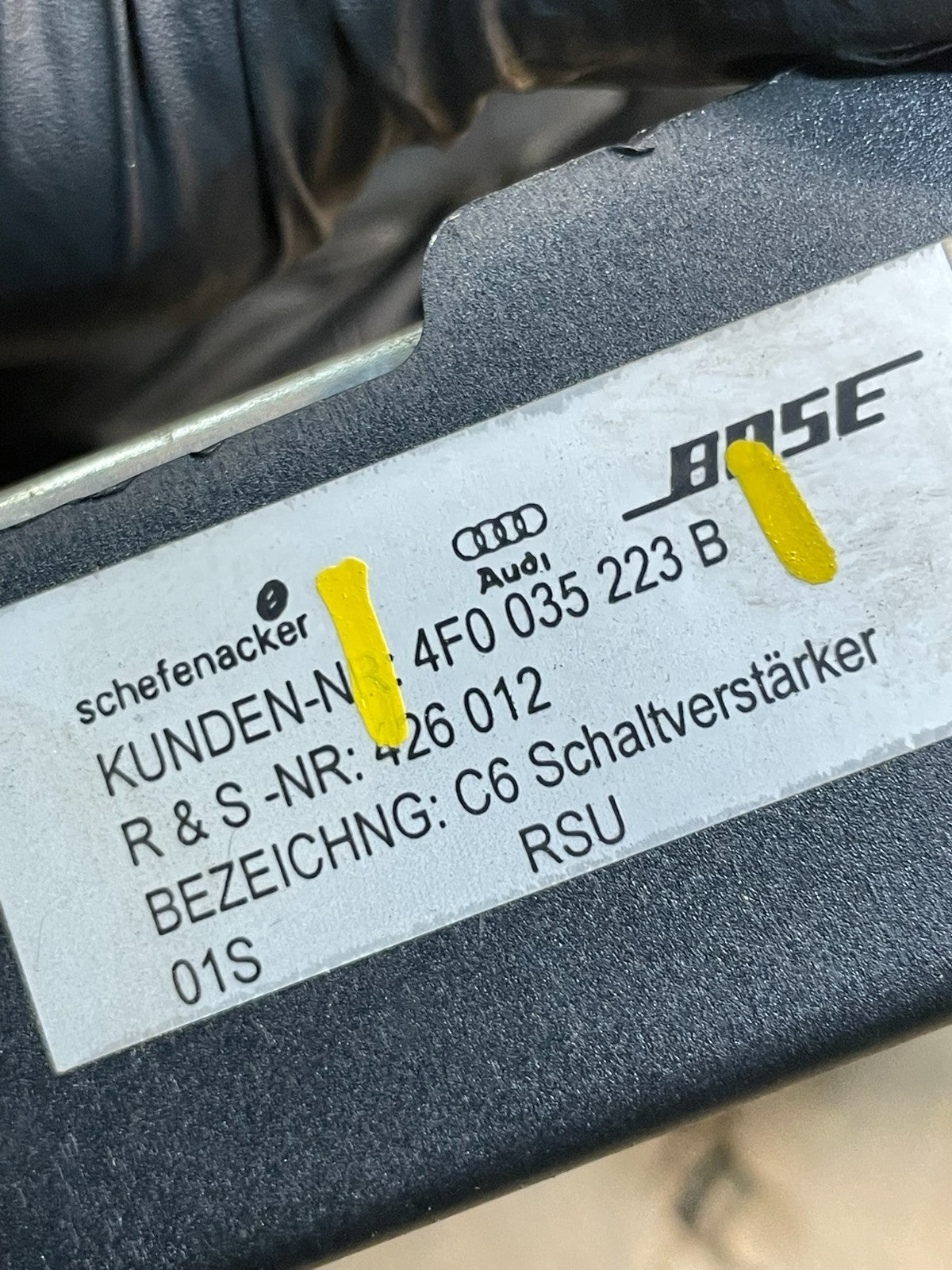 2006 to 2011 Audi A6 Bose Radio Stereo Amplifier Amp OEM V6593 DG5