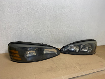 2004 to 2008 Pontiac Grand Prix Left+Right Side Black Headlights AE6656 DW2