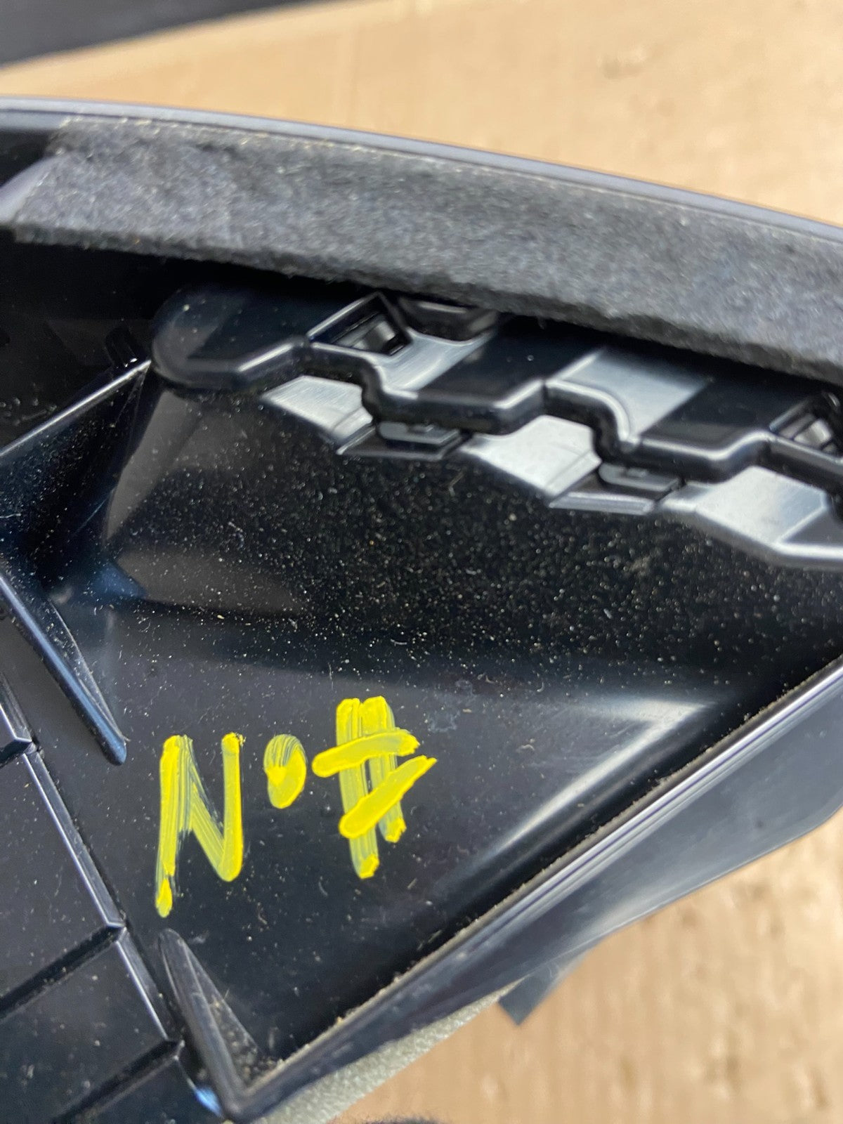 2010 to 2013 Mazda 3 Mazda3 Center Dash Vents Trim Hazard AD22394