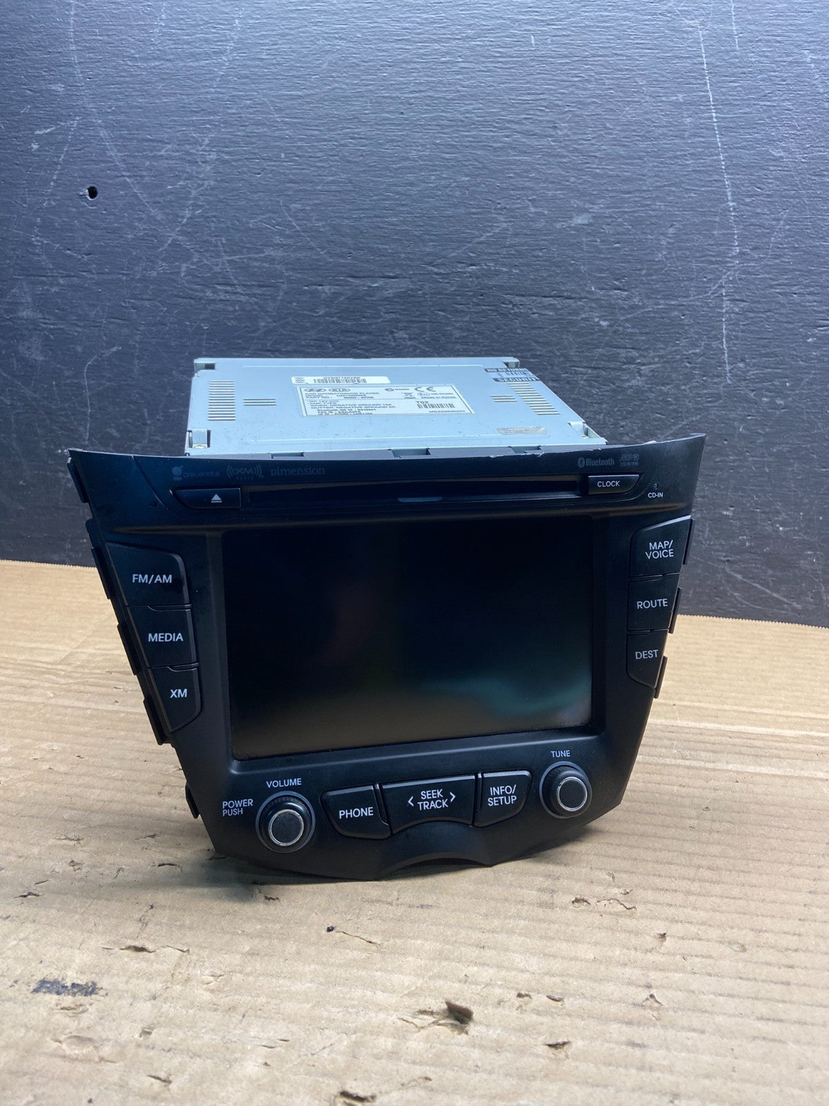2012 - 2014 Hyundai Veloster Radio Receiver Display Screen 96560-2V700 ae4524 DG0