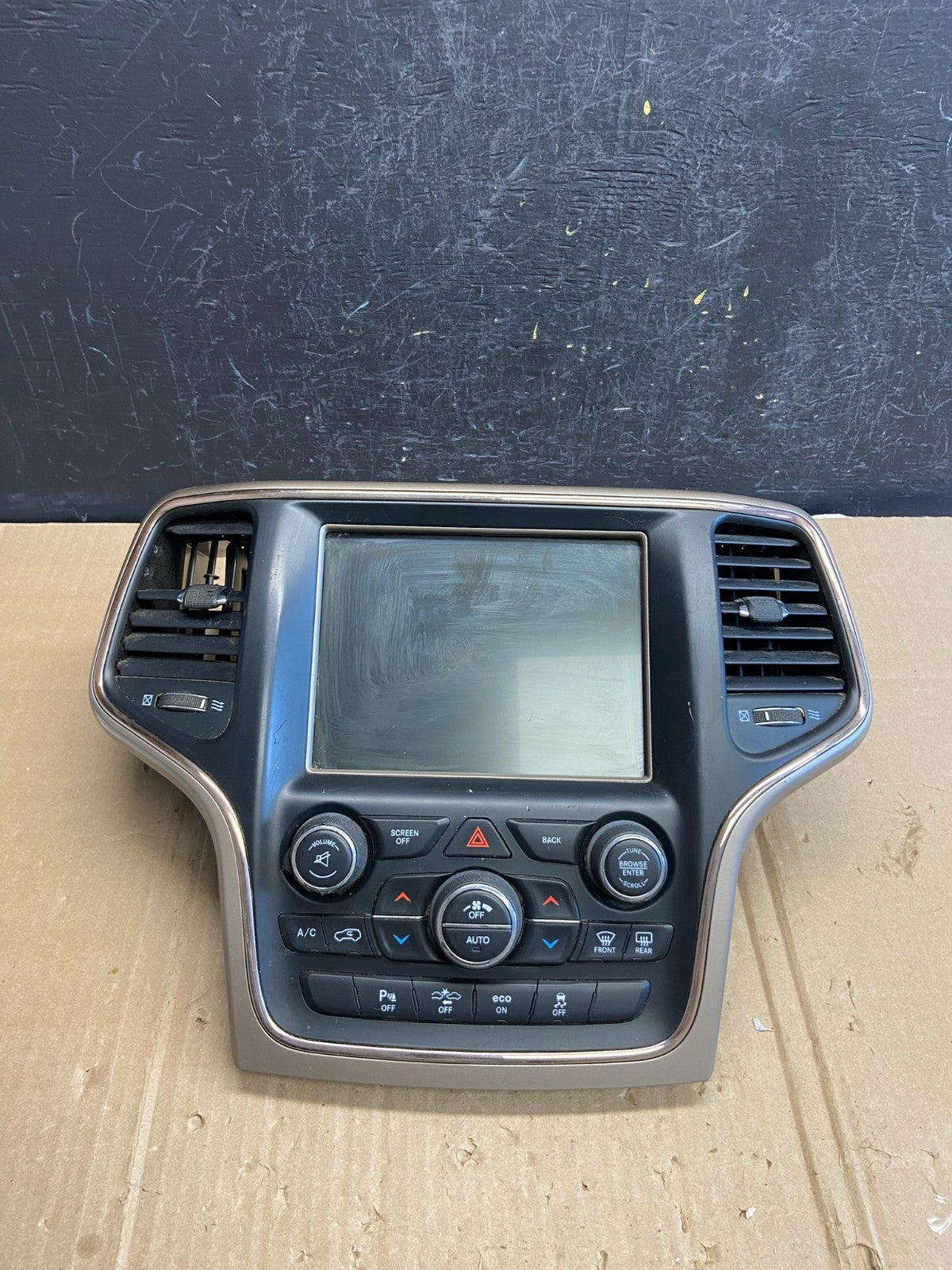 2014-2015 Jeep Grand Cherokee Center Radio Climate Control Bezel Vent ae1712 DG0