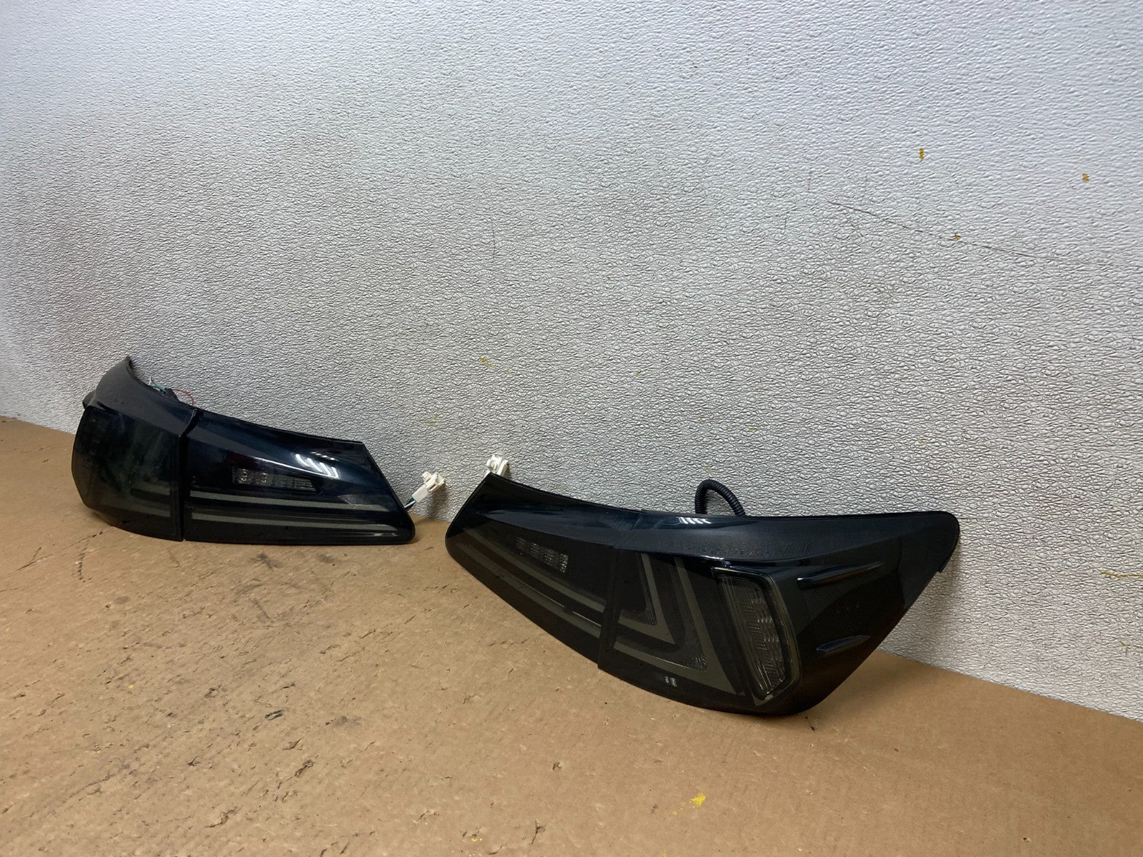 2006-2008 Lexus Is250 Is350 Left+Right Inner LED Black Tail Lights W5262 DW1