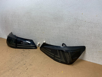 2006-2008 Lexus Is250 Is350 Left+Right Inner LED Black Tail Lights W5262 DW1