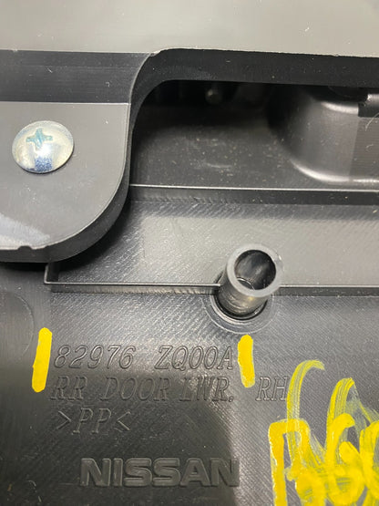 2008 to 2014 Nissan Armada Rear Right Passenger Door Panel S0855 DG9
