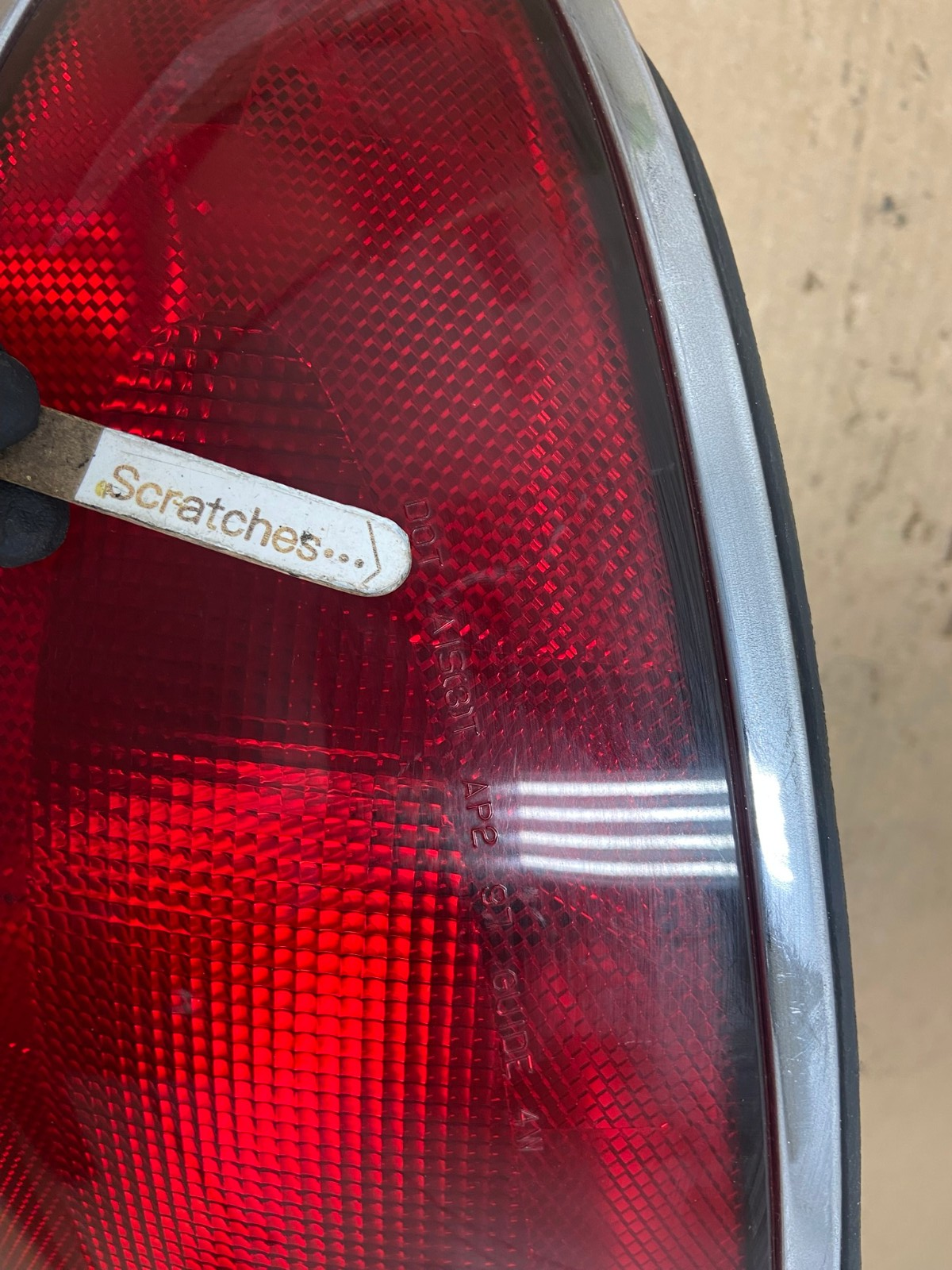 1997 to 2005 Buick Century Left Driver Side LH Tail Light AH9286 LK3