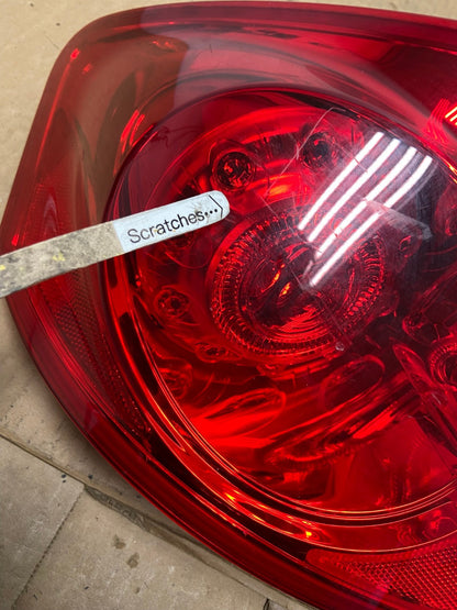 2007 to 2013 Infiniti G35 G37 Sedan Left Driver LH Side Tail Light AC8290 LK3
