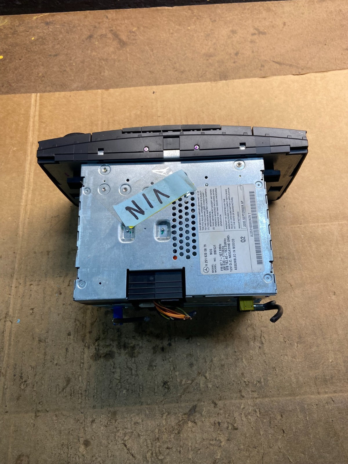 2006-2008 Mercedes W251 R350 R320 Head Command Navi Radio CD Player Y4187 DG4
