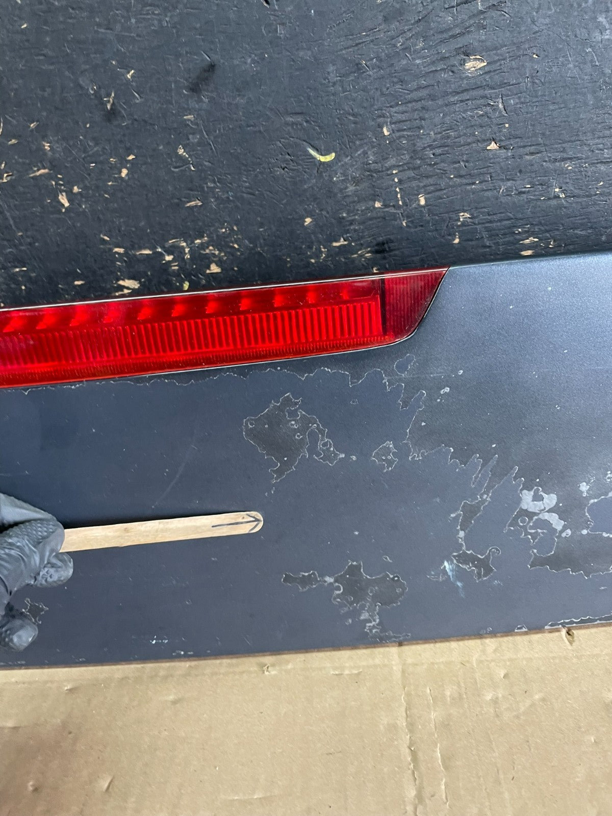 2005 to 2011 Hyundai Accent Trunk Lid Hatch 3rd Brake Light Spoiler AA8866 DG4
