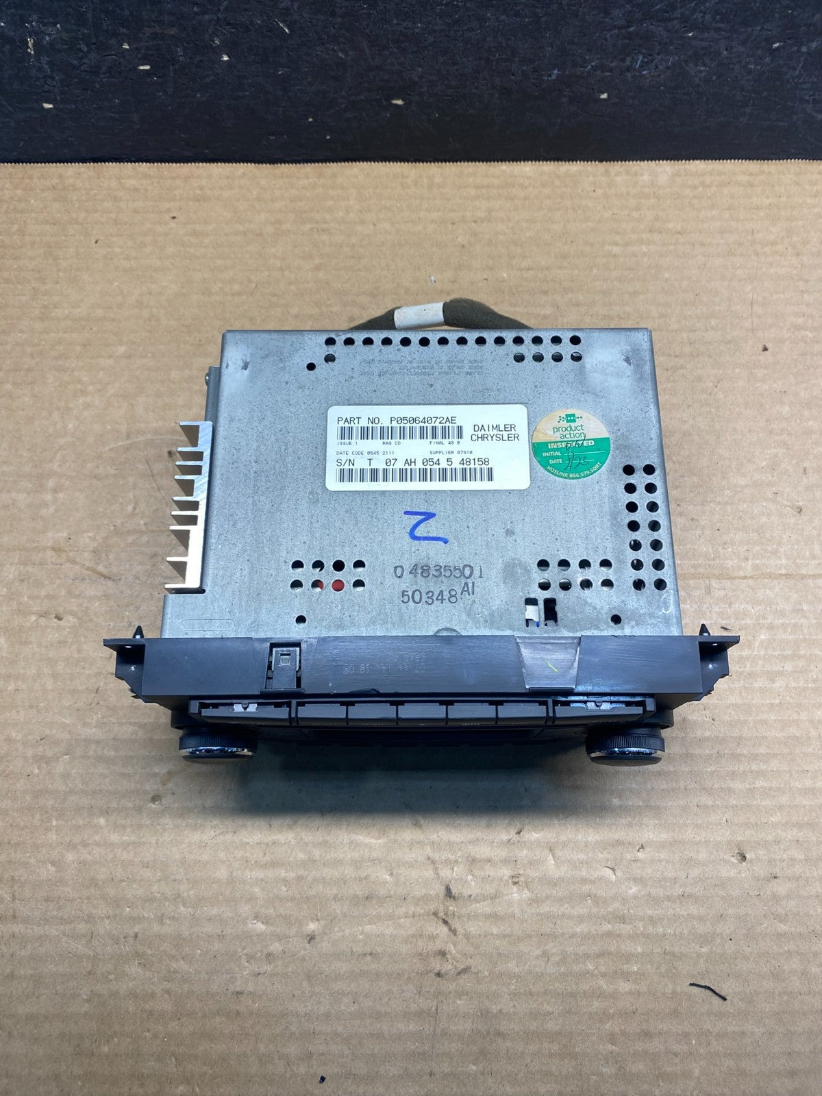 2005-2009 Chrysler Dodge Jeep Ram Radio CD MP3 AUX Receiver af7812 DG3