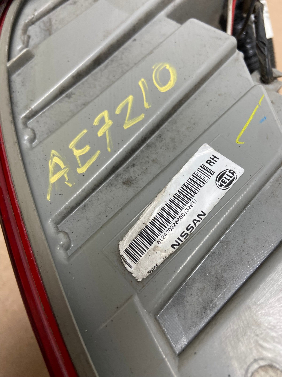 2016 2017 2018 Nissan Sentra Right Passenger RH Side Tail Light AE7210 LK6