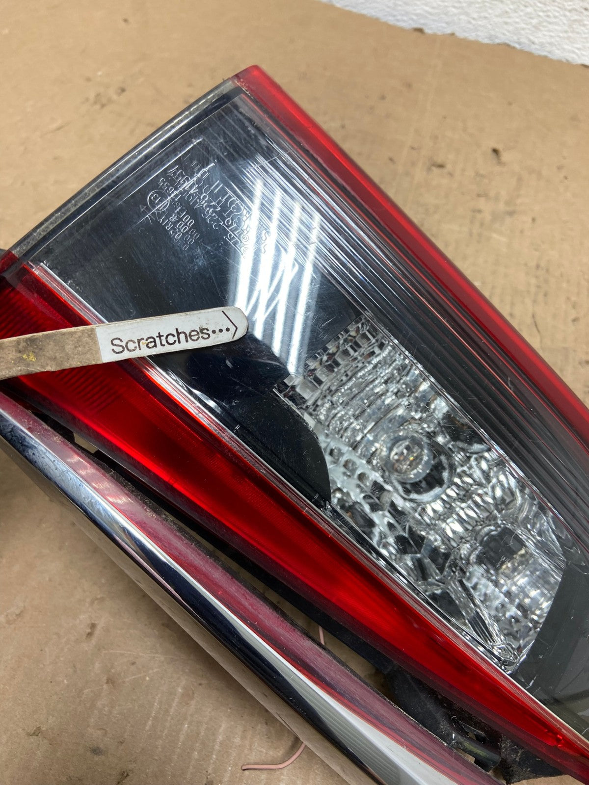 2014 to 2017 Mazda 6 Right Passenger RH Side Inner Tail Light AD8101 LK3