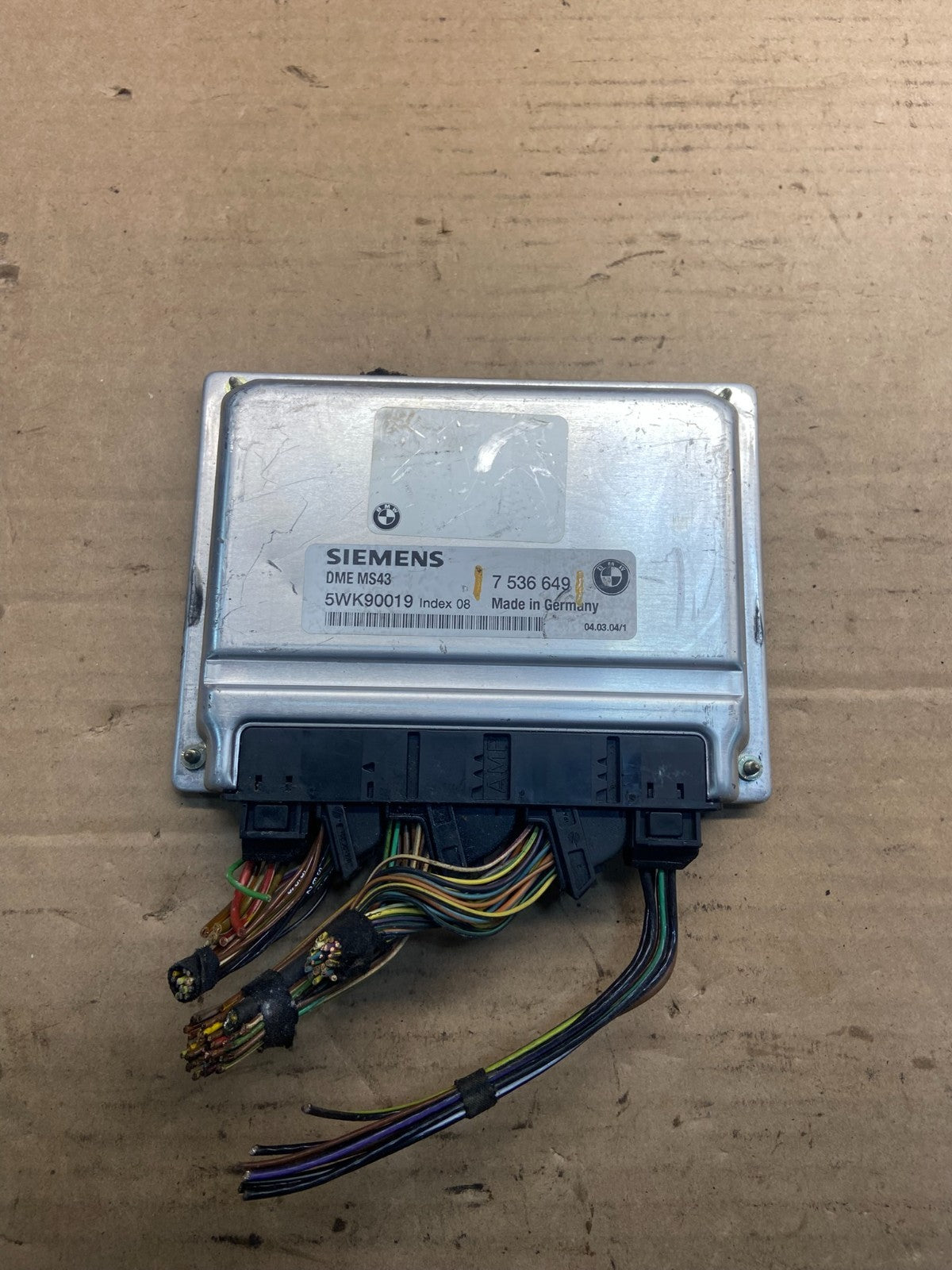 2003 to 2005 BMW X5 ECM ECU Engine Control Computer Module 7536649 AE2512 DG0