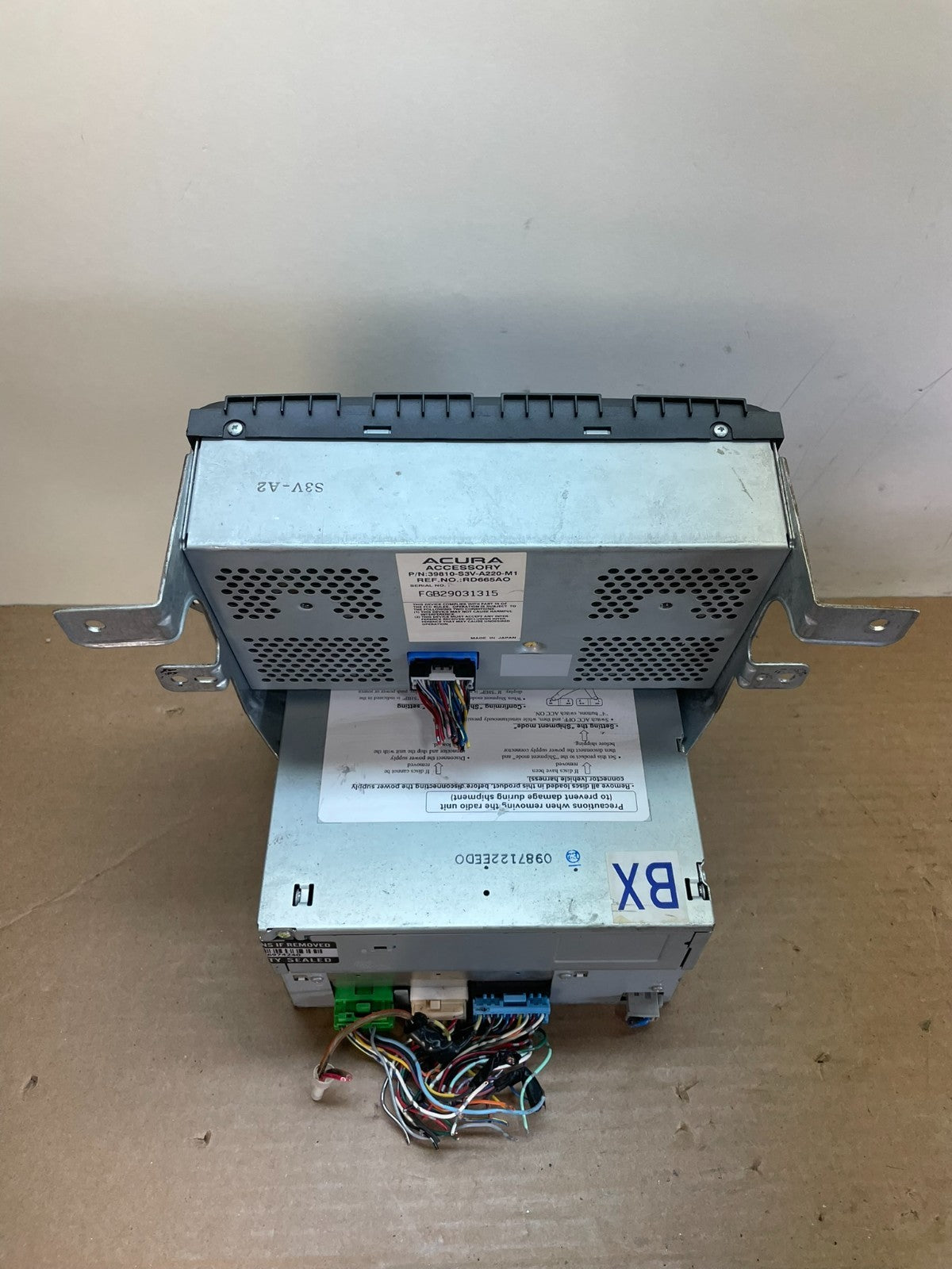 2005 to 2006 Acura Mdx Radio Stereo 6 CD Player Screen Display AI0512 DG8