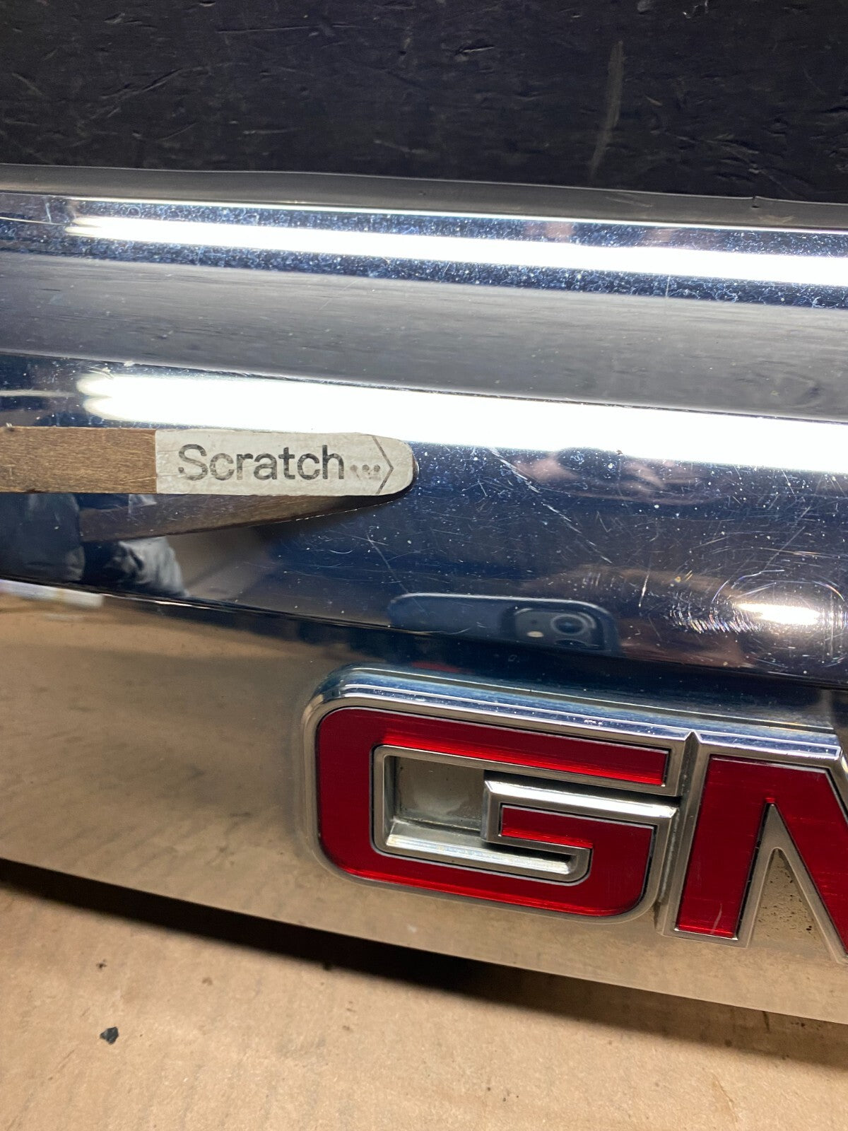 2010-2015 Gmc Terrain LiftGate Handle Trim Back Up Camera Chrome Panel E3439 DG3