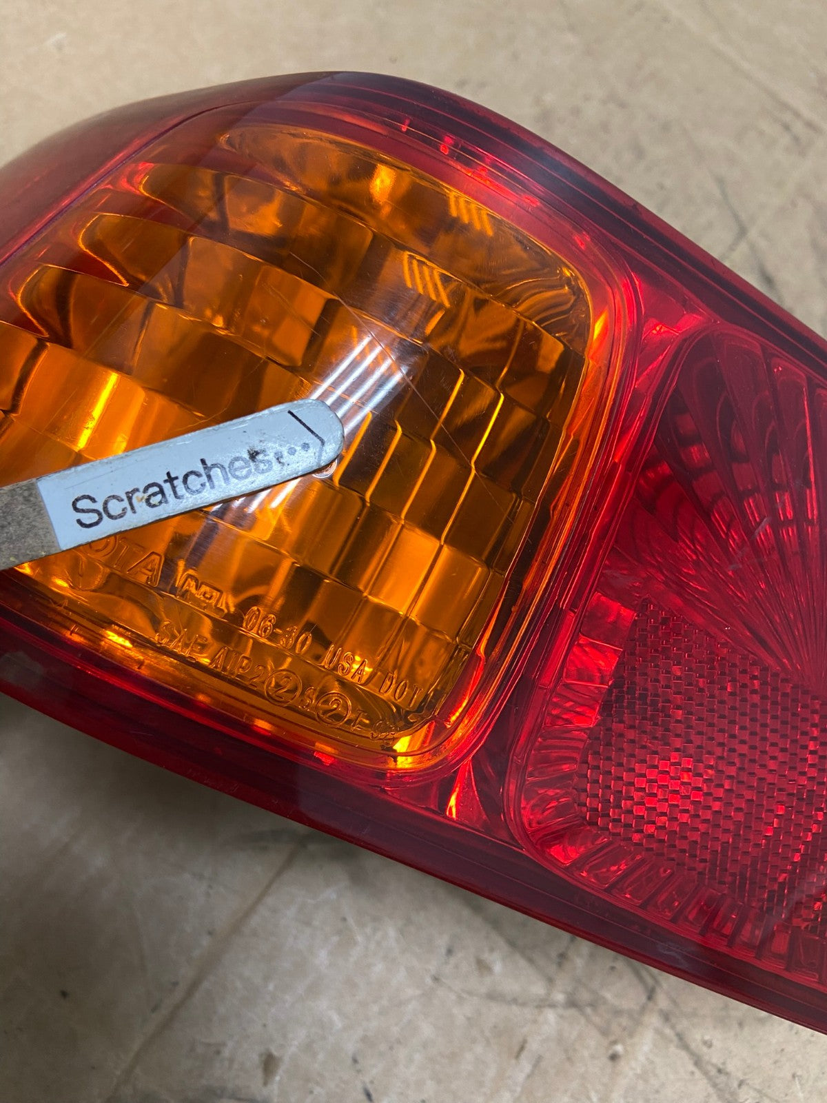 2000 to 2001 Toyota Camry Tail Light Left Driver Lh Side AD6274 LK3