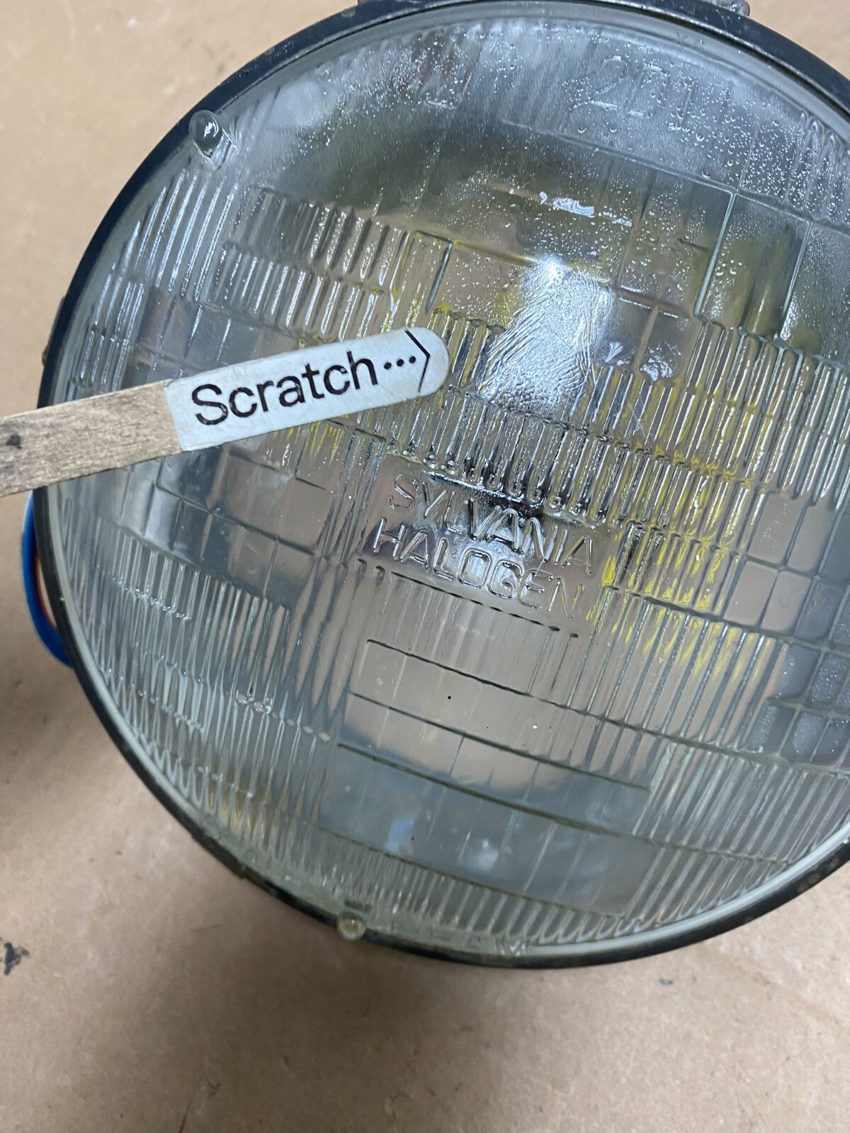 1989 to 1993 Volkswagen Cabriolet Rabbit Left or Right Headlight Oem M37813