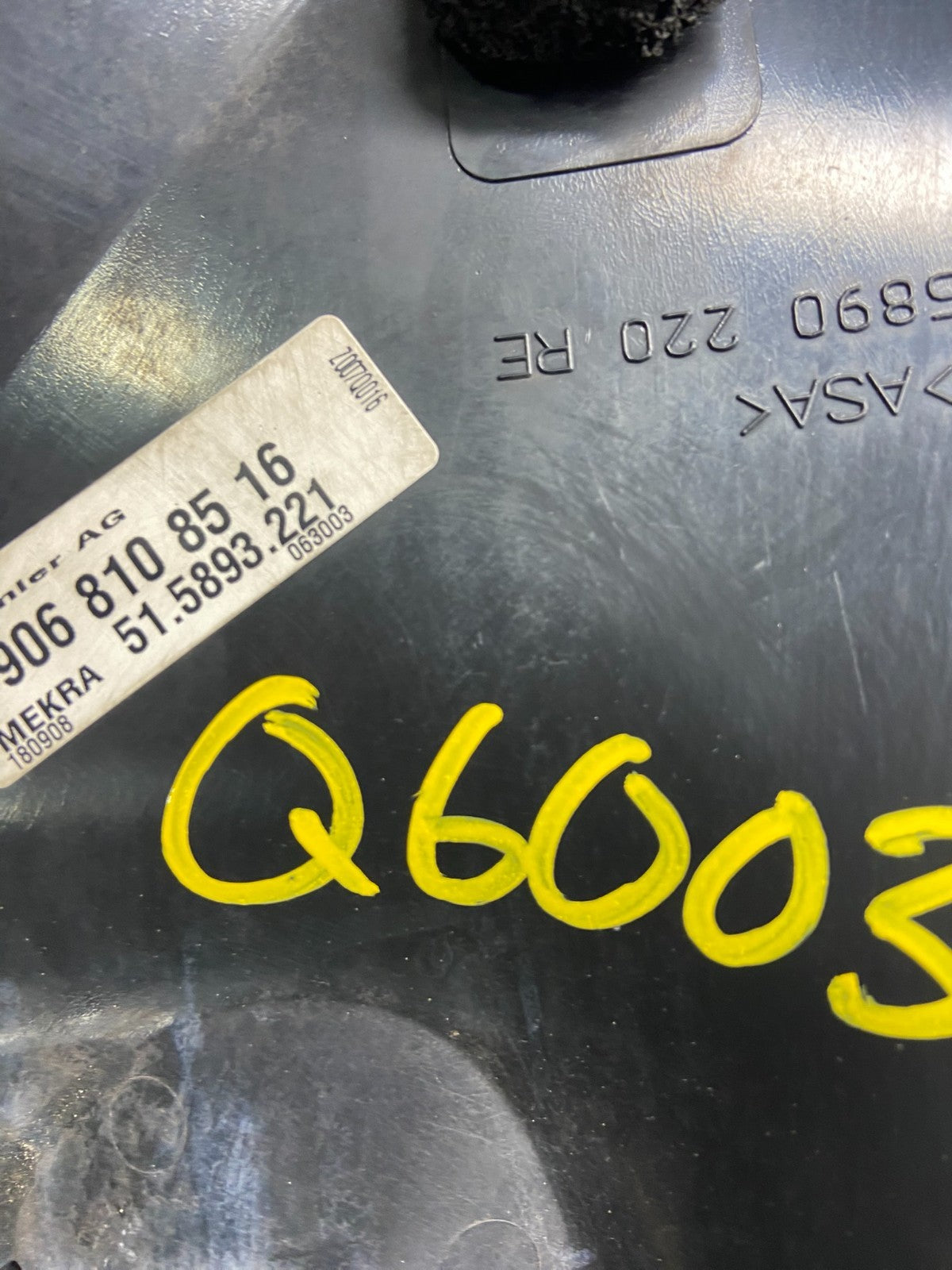 2007 to 2017 Mercedes-Benz Sprinter Right Passenger View Door Mirror OE Q6003 DG11