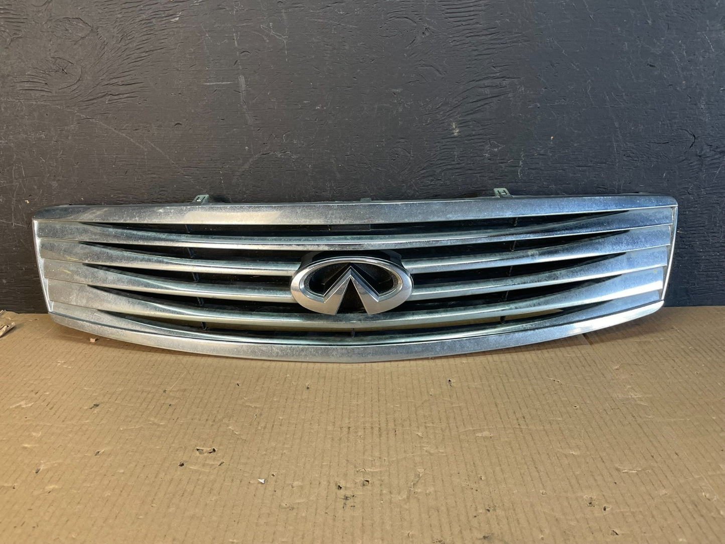 2007-2009 Infiniti G35 G37 Sedan Front Upper Grill Grille Aftermarket AE3775 DG0