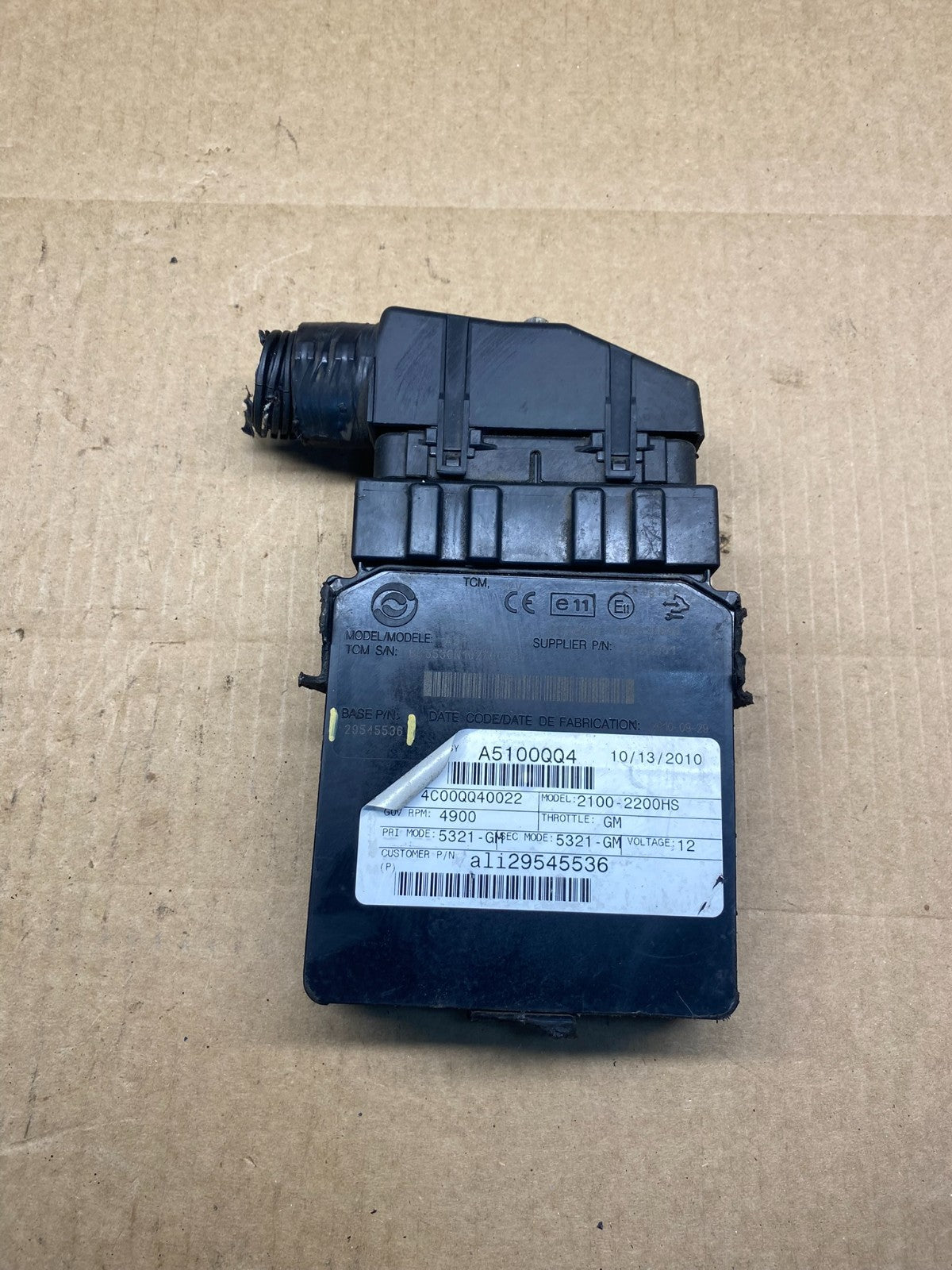 29545536 Allison TCM Transmission Control Module Computer Auto AG9565 DG0