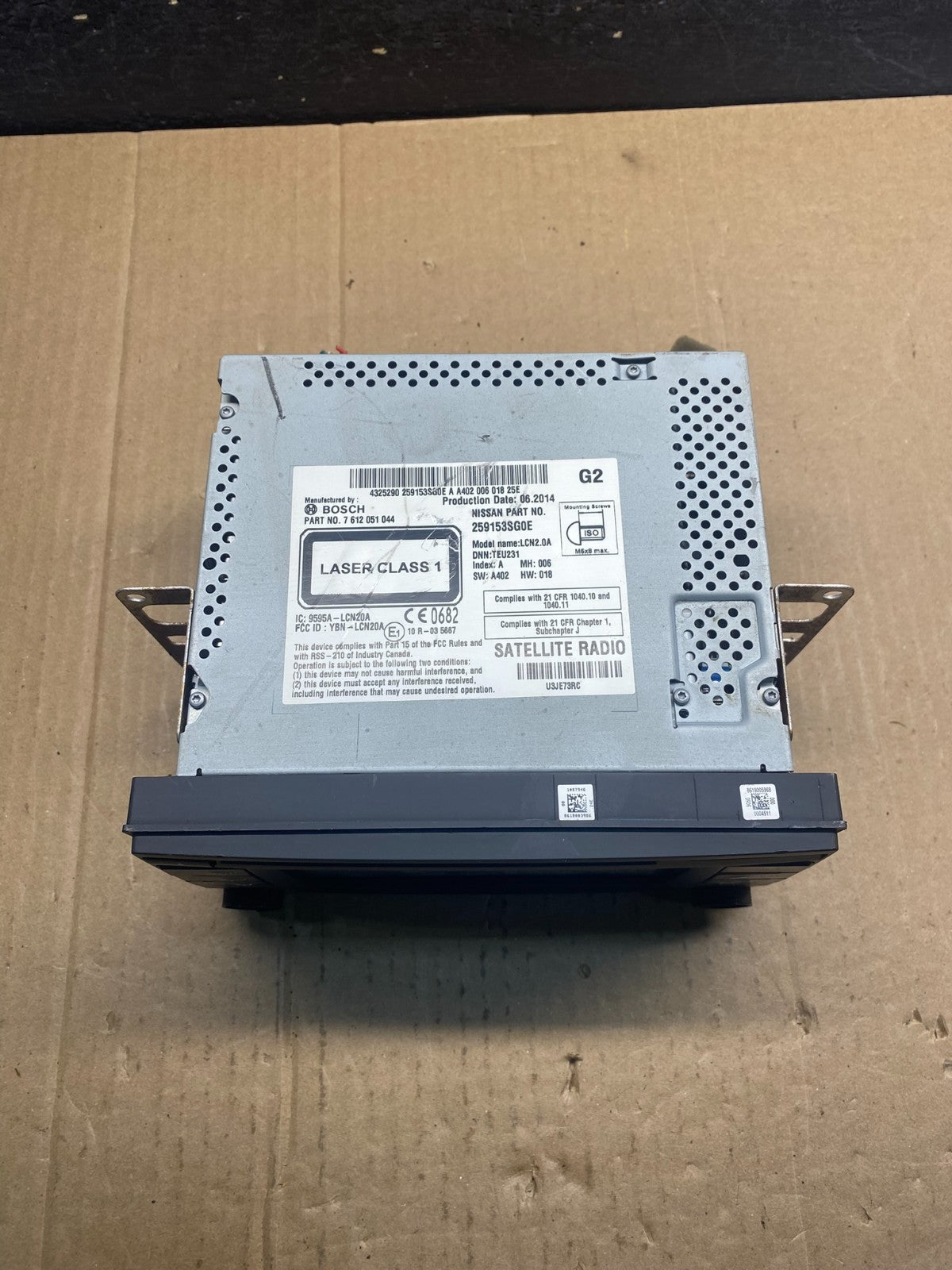 2013 - 2017 Nissan NV200 AM/FM Radio CD Player AM/FM ag3753 DG3