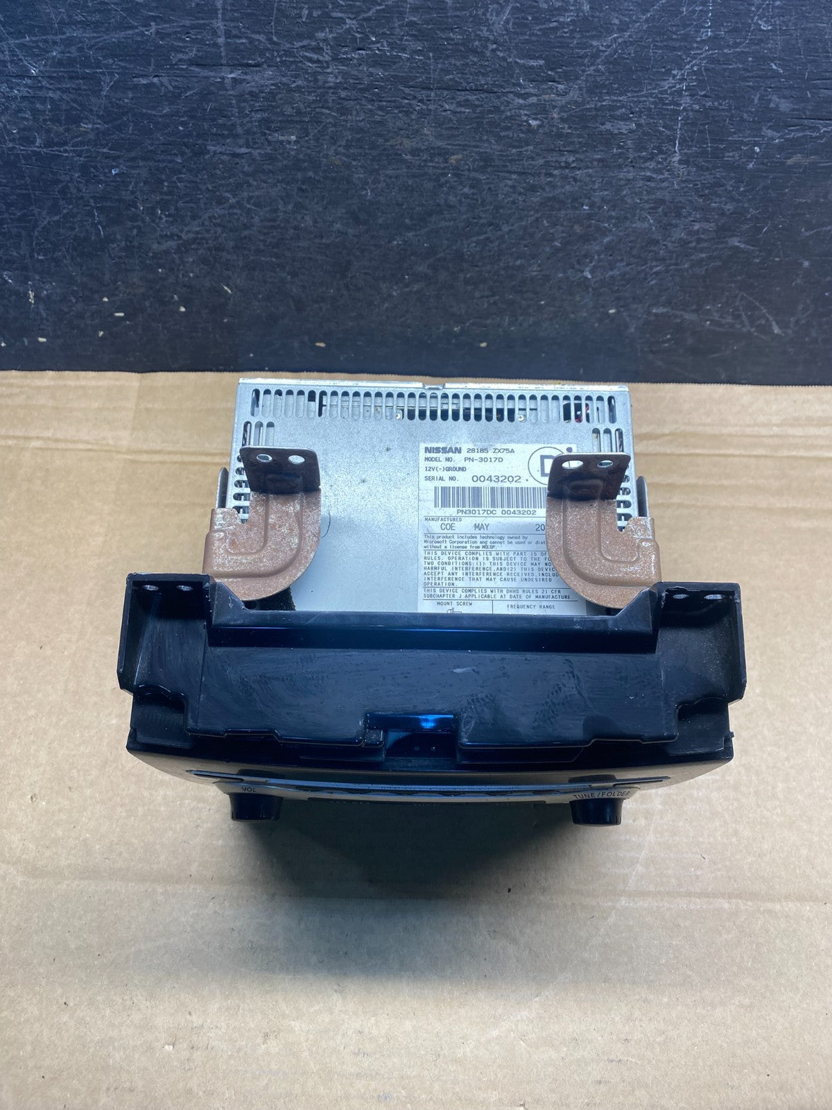 2009 2014 Nissan Maxima Radio Panel Climate Control Bezel Trim AH4806 DG3