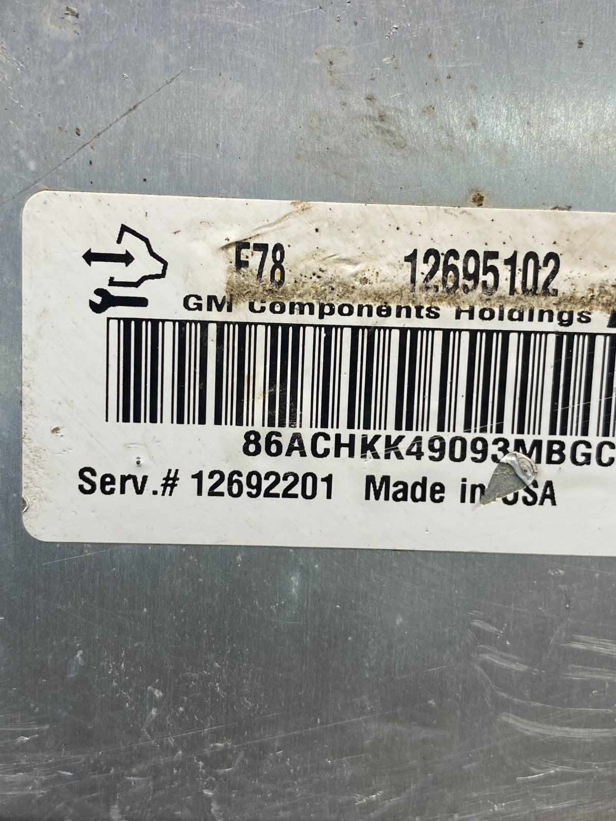 2018-2020 Chevrolet Trax Sonic Ecu Engine Control Module Ecm 12695102 AE6227 DG2