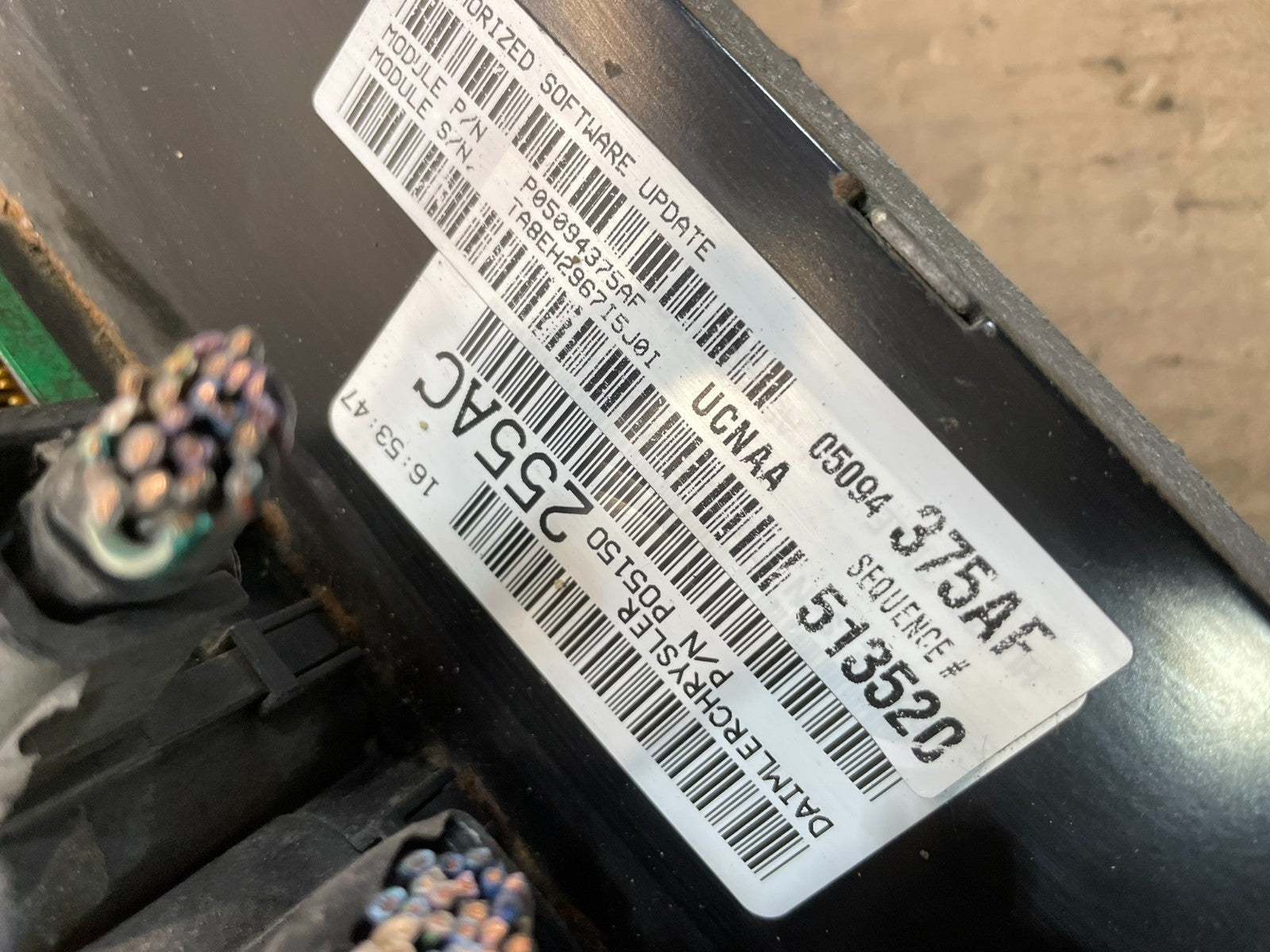2008 Dodge Ram 1500 4.7L ECU ECM Engine Control Computer  Module U2132 DG3