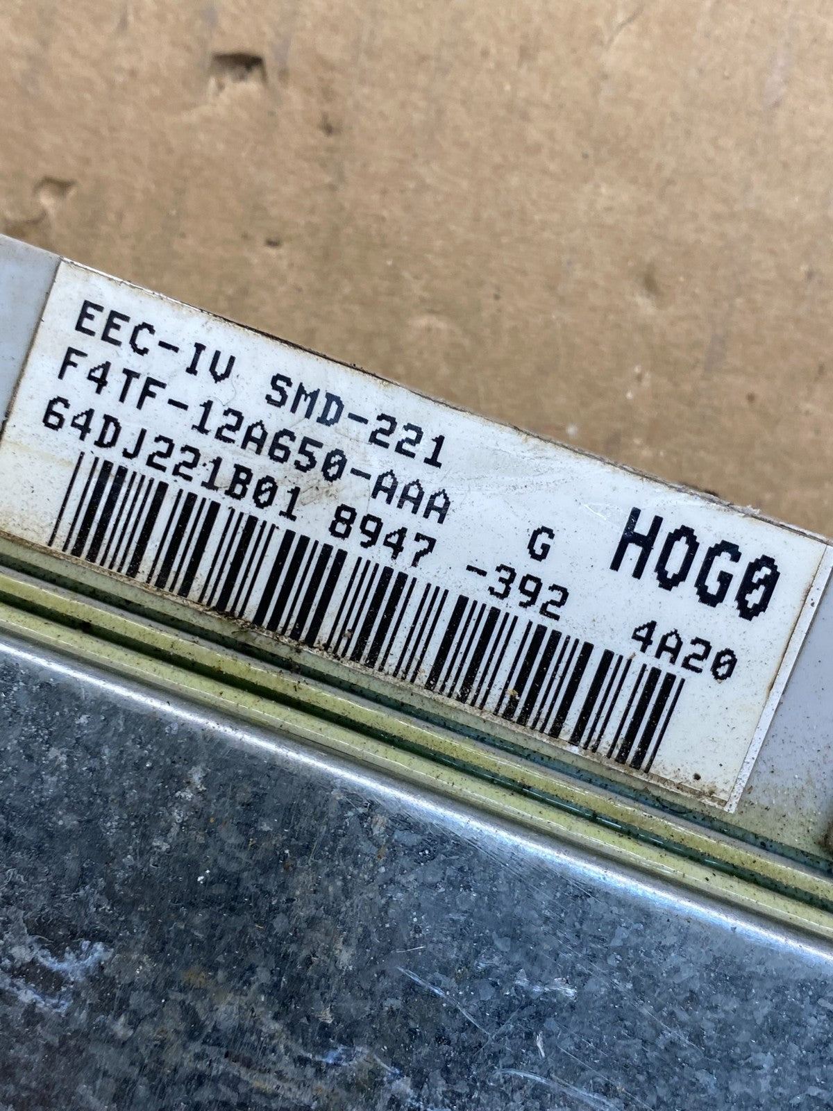 1994 Ford Bronco F-150 Engine Computer Module ECM ECU F4tF-12A650-AAA AH7361 PS2