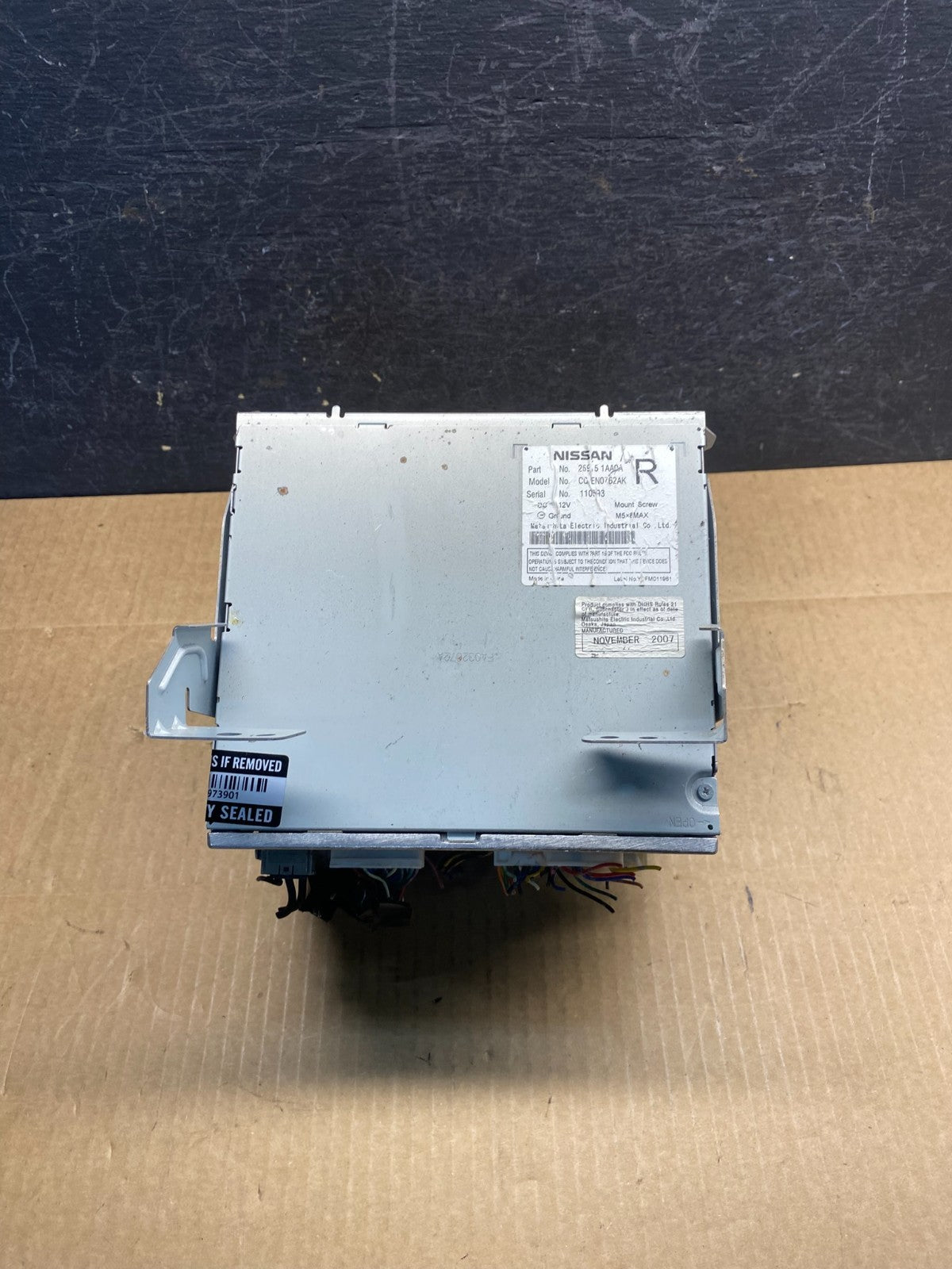 2009 - 2010 Nissan Murano Maxima M35 M37 BOSE Radio CD Navigation AG7263 DG3