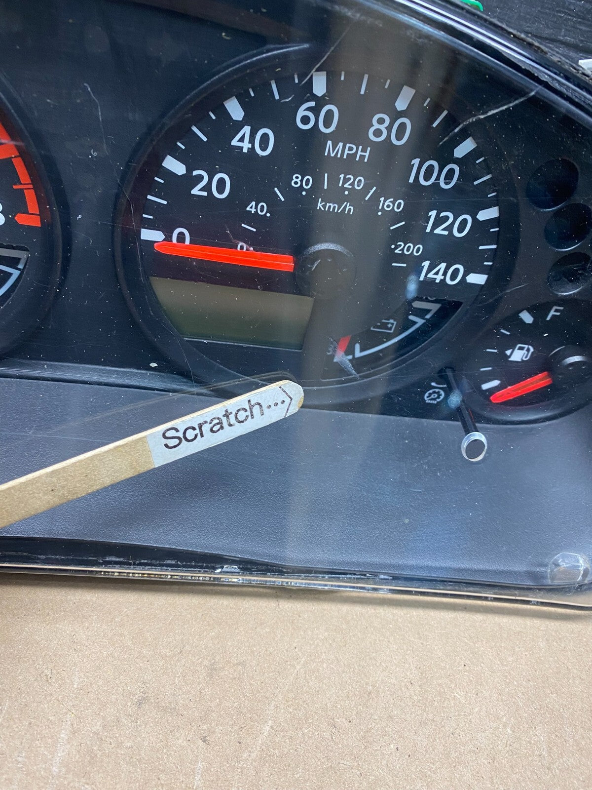 2005 Nissan Xterra Frontier Speedometer Cluster Gauge OEM J9652 DG1