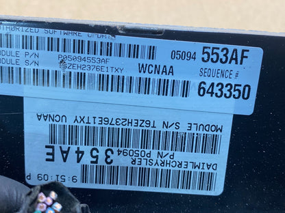 2007 Dodge Dakota 4.7L ECU ECM Engine Computer Module AF8949 DG2