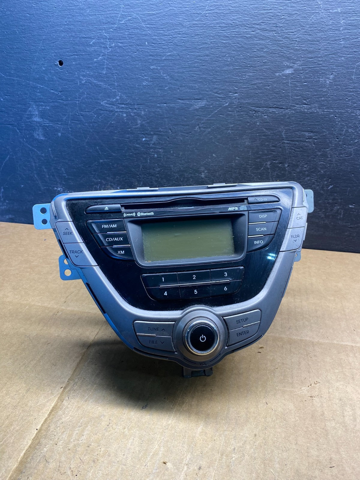 2011-2013 Hyundai Elantra Center Radio Climate Control Air Vent Bezel AD3591 DG0