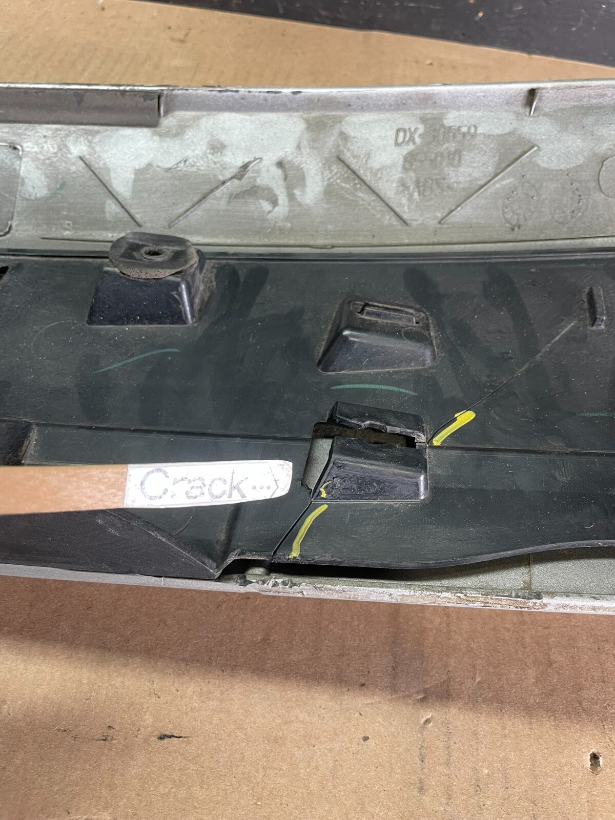 2011 to 2018 Dodge Grand Caravan Tail Gate Trim Molding With Camera OEM L9188 DG18