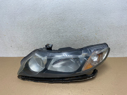 2009 2010 2011 Honda Civic Sedan Left Driver LH Headlight Halogen AJ2473 DW0