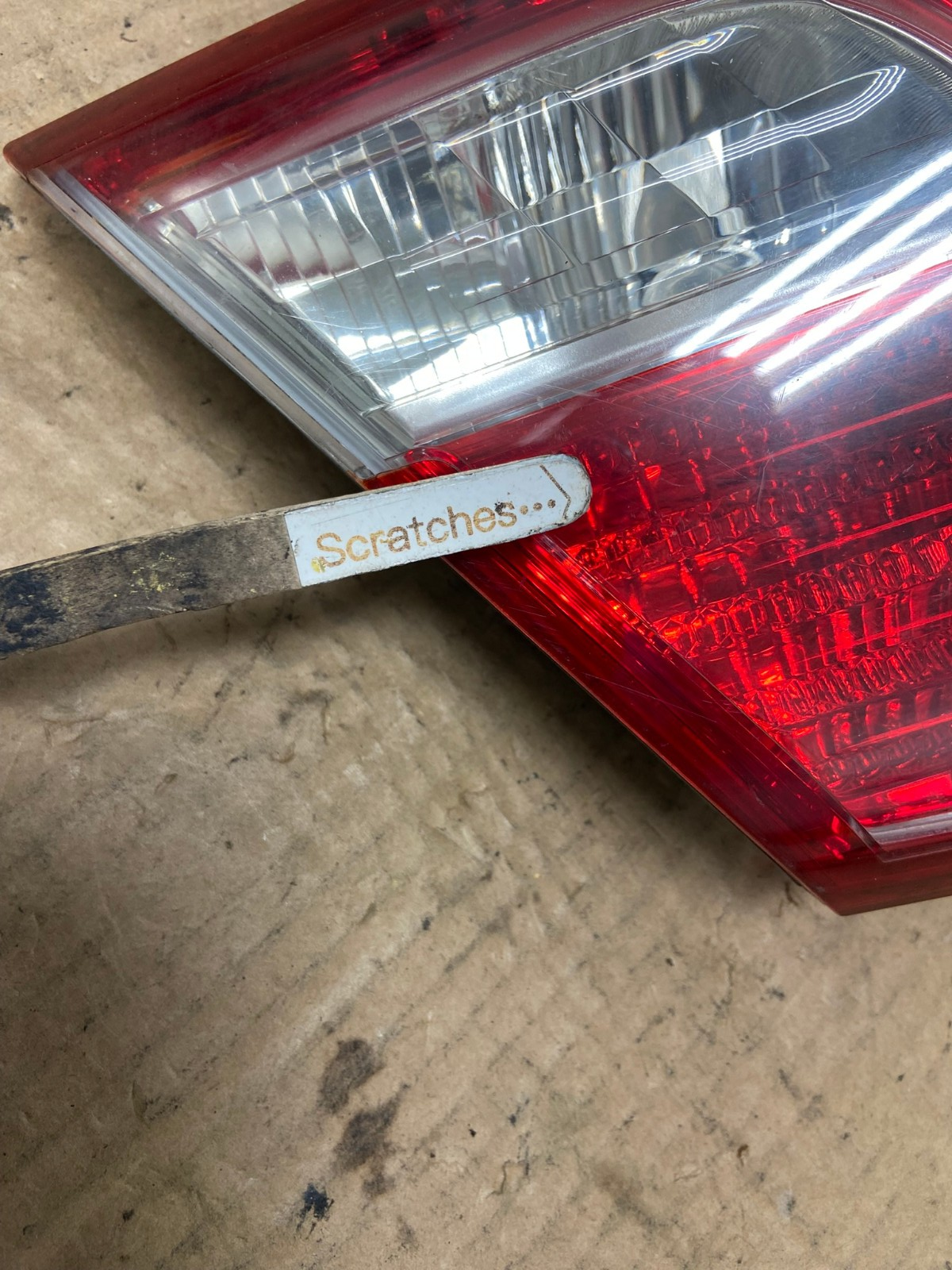 2007 2008 2009 Toyota Camry Left Driver Tail Light Trunk Lid Inner AI8143 LK3