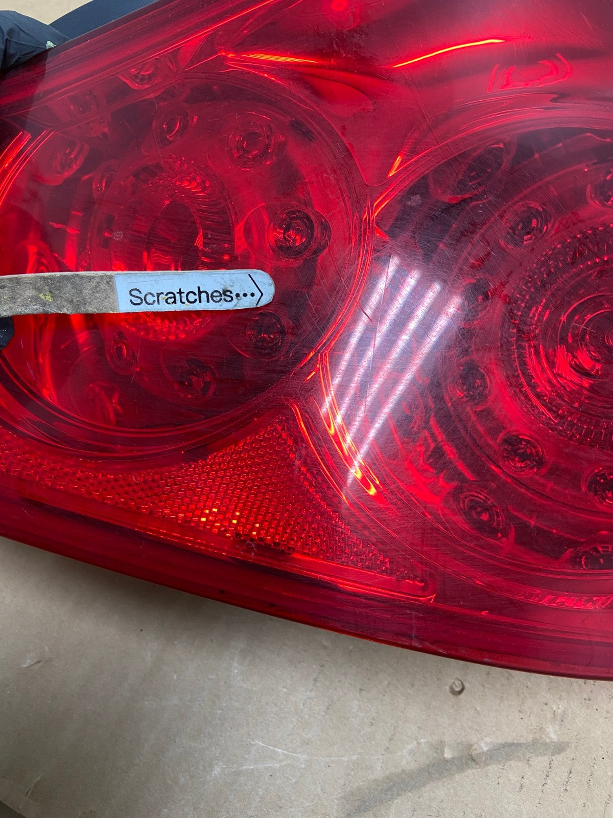2007 to 2013 Infiniti G35 G37 Sedan Right Passenger Rh Tail Light AC8414 LK3