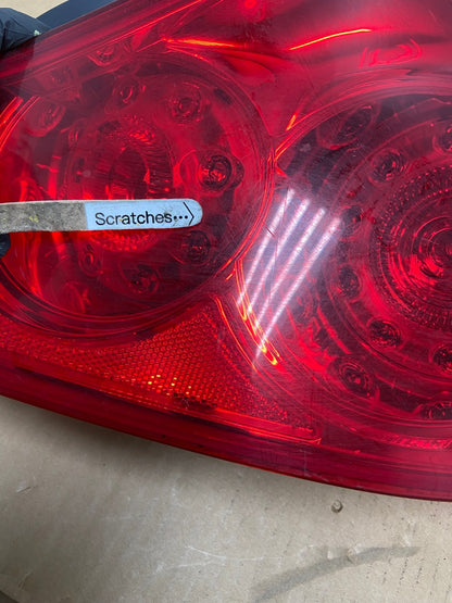 2007 to 2013 Infiniti G35 G37 Sedan Right Passenger Rh Tail Light AC8414 LK3