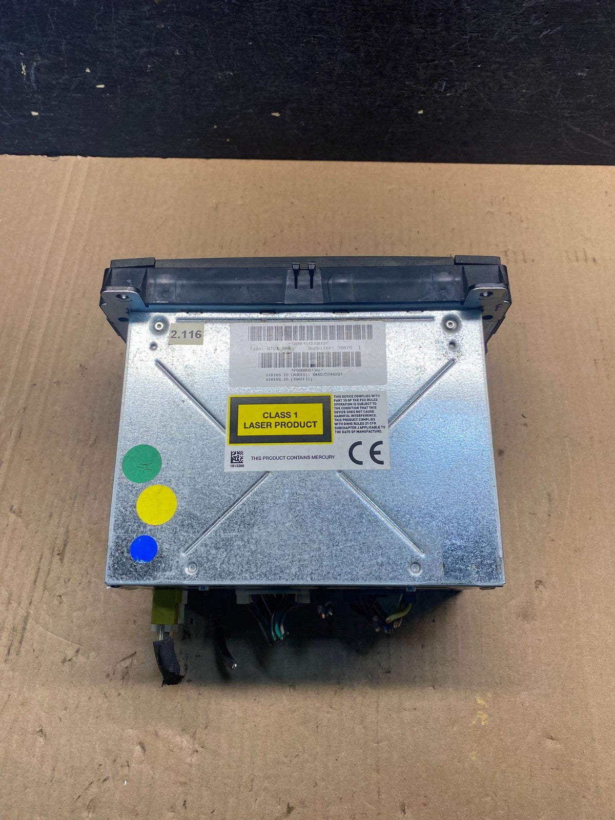 2011 to 2013 Jeep Grand Cherokee Media Satellite Radio Screen Display ae6382 DG3