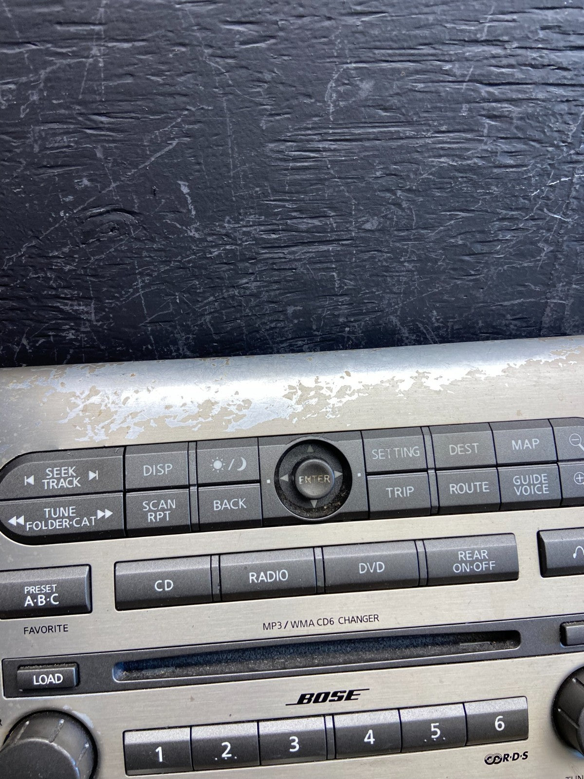 2004 to 2007 Infiniti QX56 Radio Player Climate Control Panel Bezel AE1965 DG1