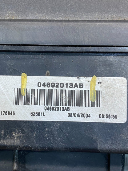 2004 2005 Dodge Durango Fusebox Fuse Box Relay Body BCM Control Module ad7629 DG6