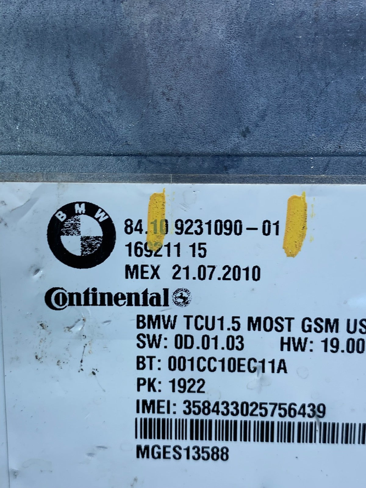 2007 to 2013 Bmw Bluetooth  Control Module Computer Telematics OEM AA7222 DG2