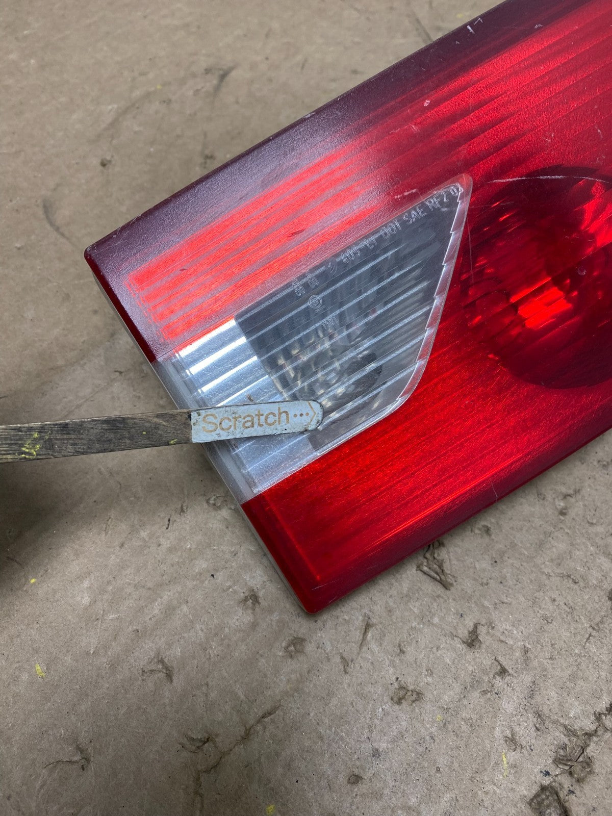 2004 2005 2006 Bmw X3 Left Driver Lh Inner Tail Light OEM X2284 DW4