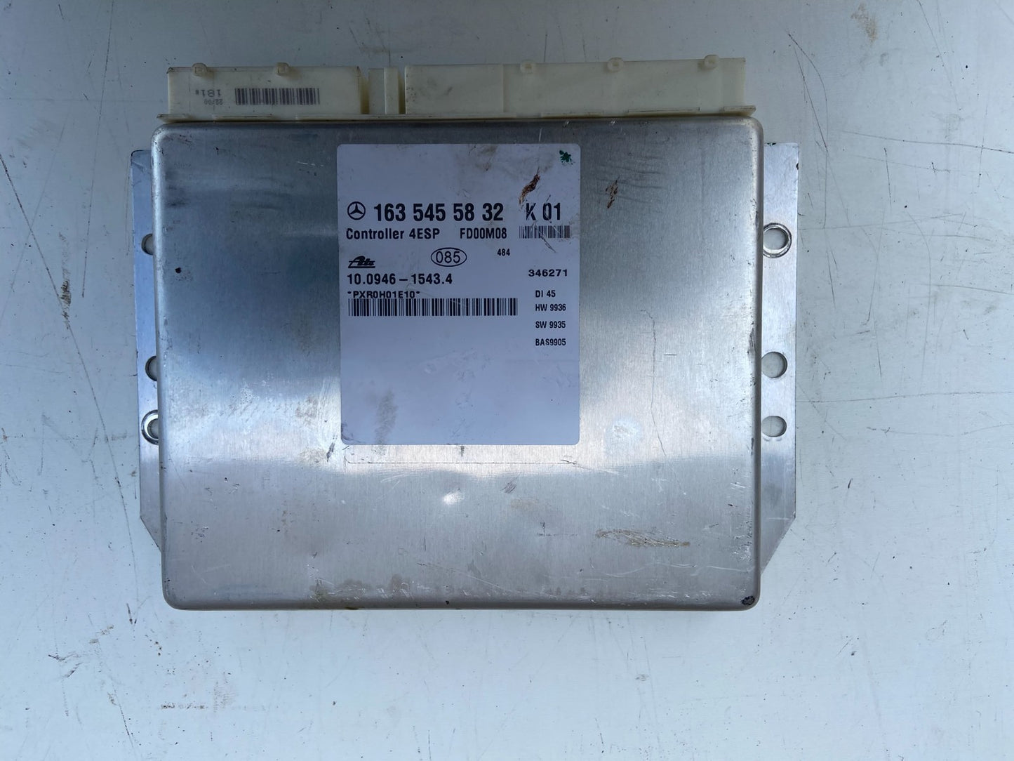 1998-2003 Mercedes W163 ML430 ML320 ABS Control Module 1635455832 AD2882 DG0