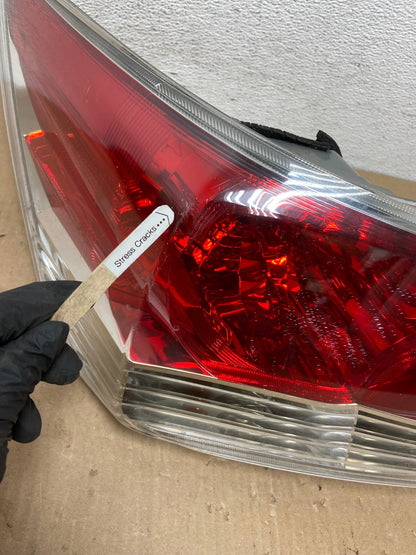 2008 to 2012 Honda Accord Sedan Tail light Left Driver LH Side AD6548 LK4