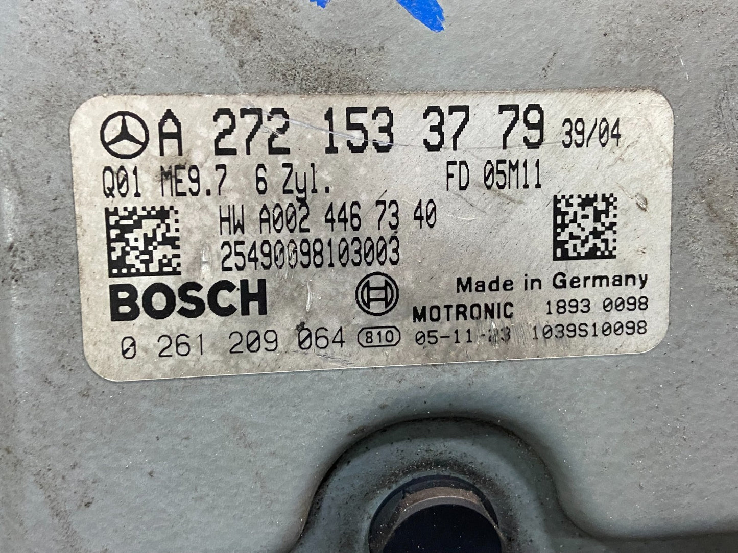 2006 to 2009 Mercedes 3.5L ECU E350 ML350 R350 Engine Computer Module ae4626 DG2
